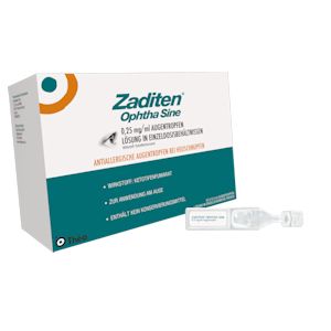 ZADITEN ophtha sine 0,25 mg/ml Augentr.Einzeldos.